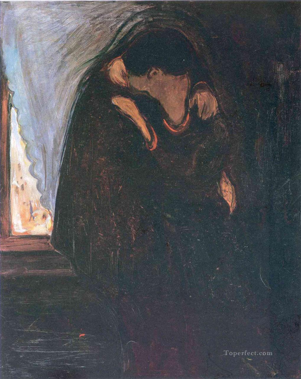 キス 1897 エドヴァルド・ムンク油絵